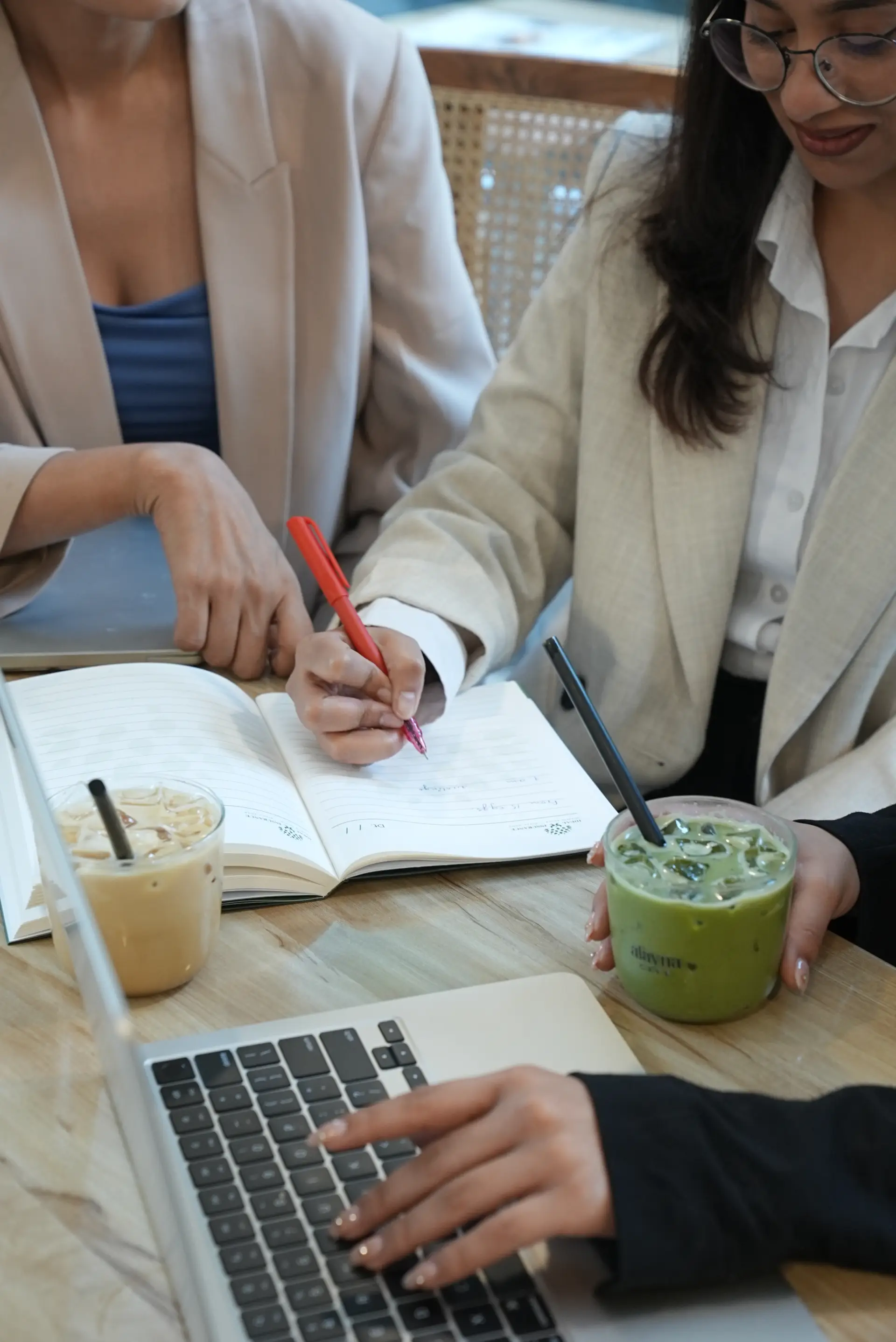 Women planning together